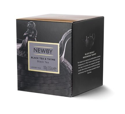 Чай черный Newby black tea & thyme / Чабрец картонная упаковка (100 гр.)